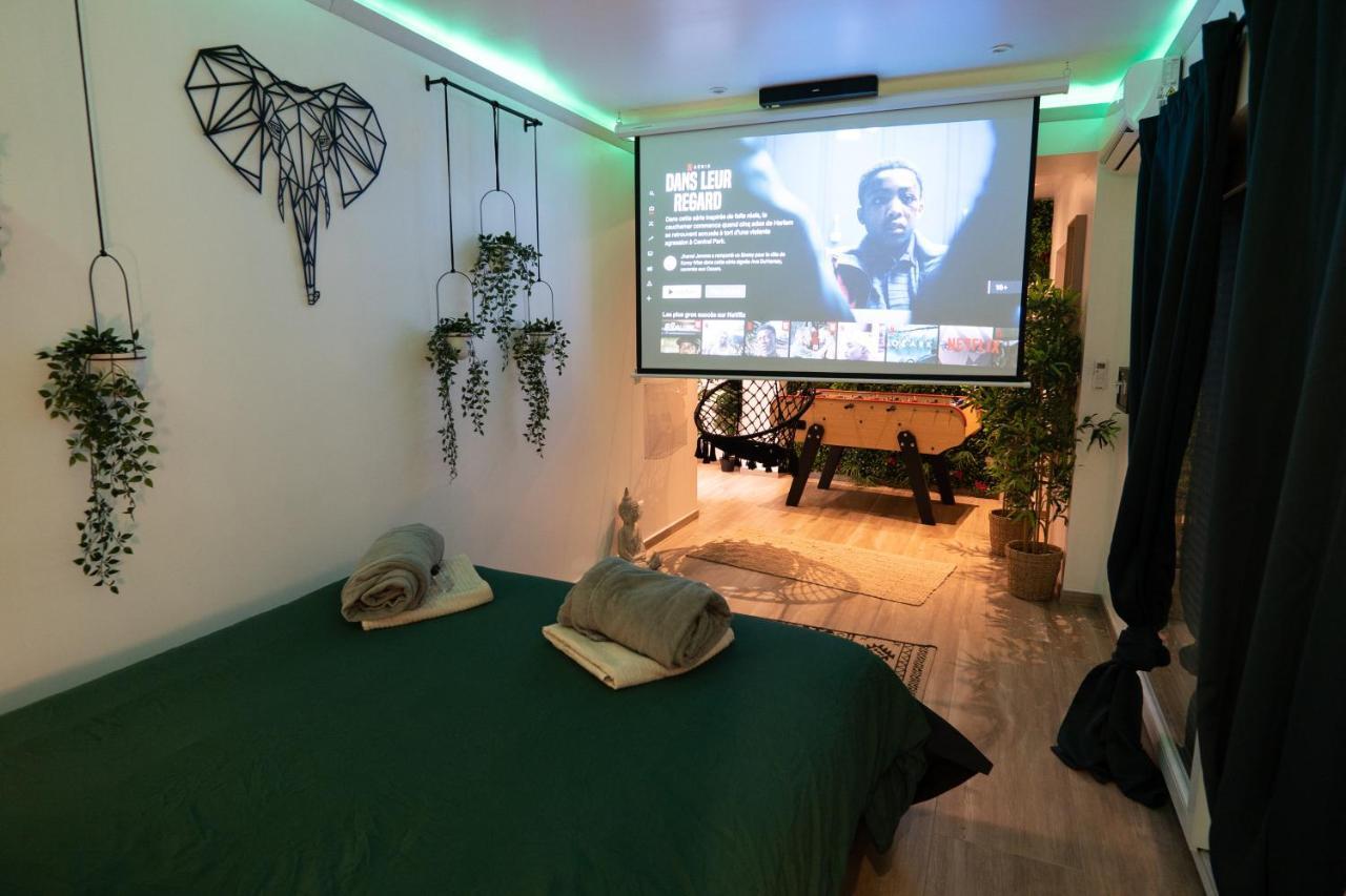 Capsule Thailande I Sauna I Balneo I Console I Jeux En Bois I Cinema I Cour Interieure Trith-Saint-Leger Экстерьер фото